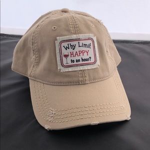 Ball Cap with Why Limit Happy Hour
